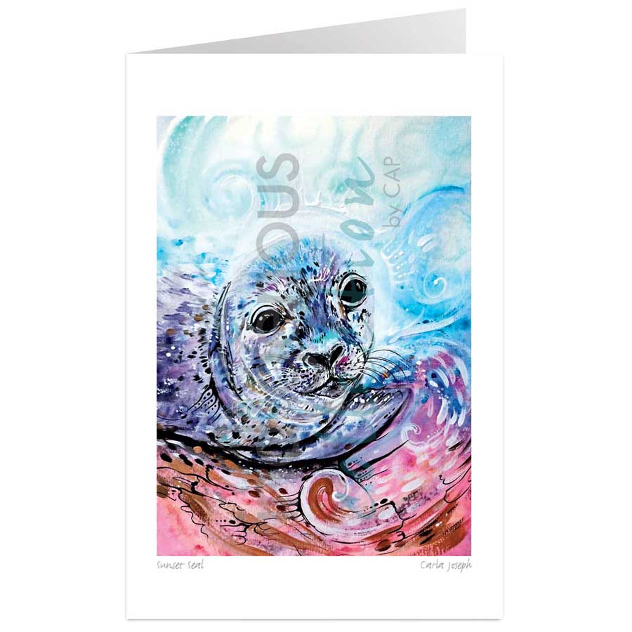 Sunset Seal by artist Carla Joseph