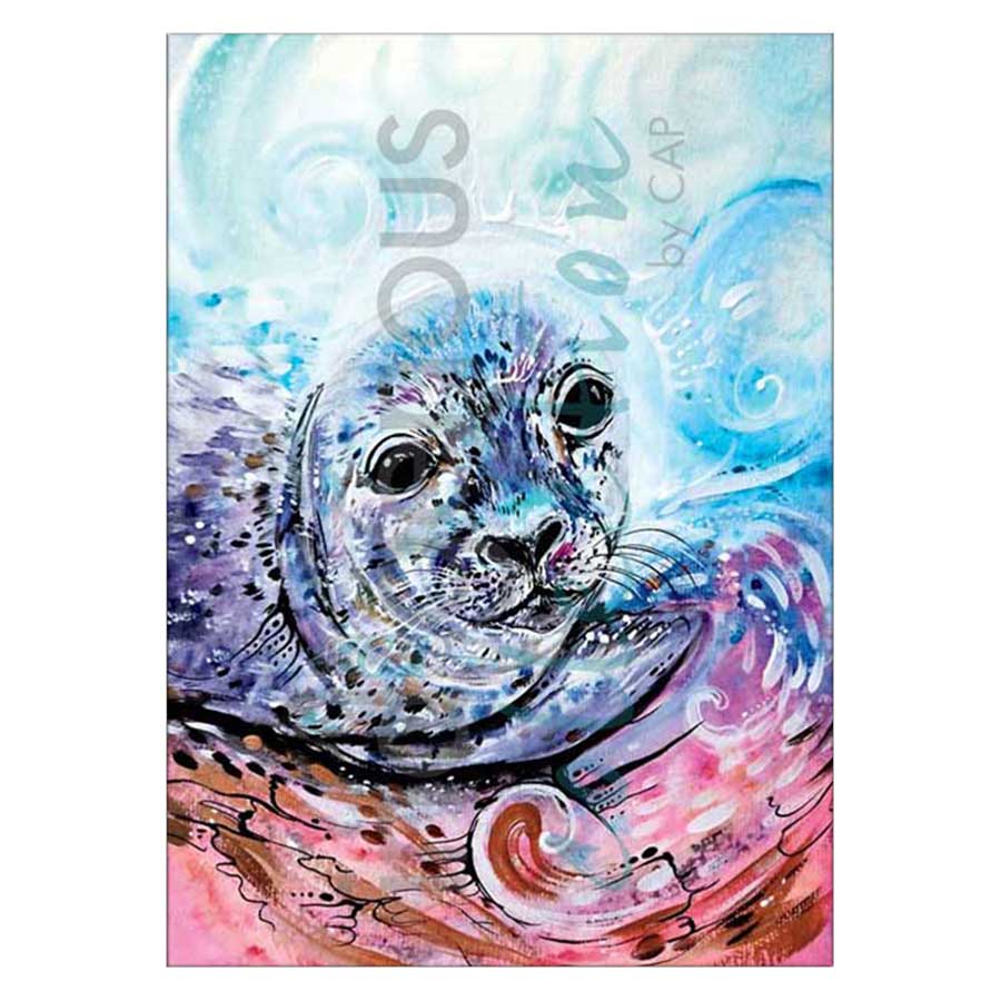 Sunset Seal Canvas Prints