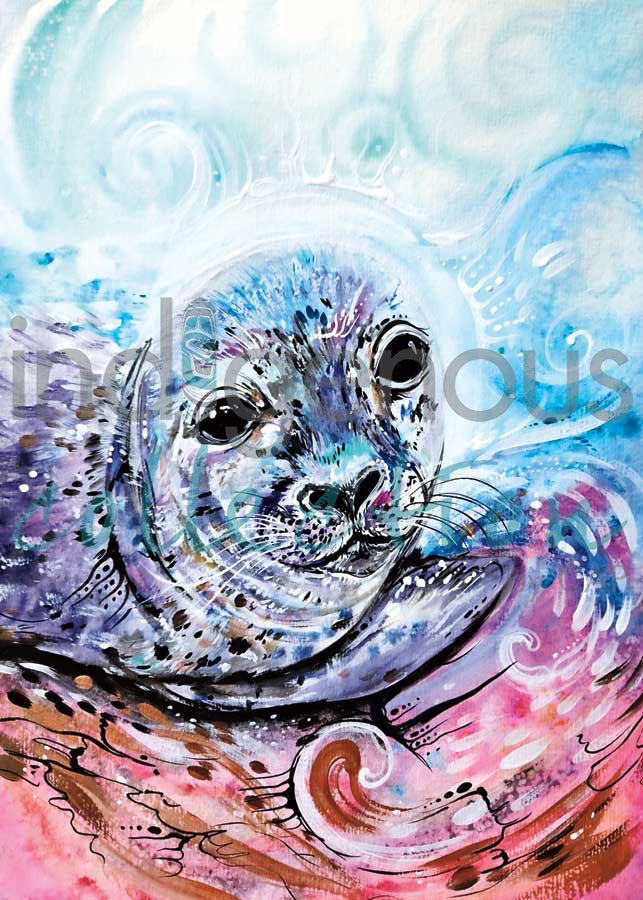 Sunset Seal by artist Carla Joseph