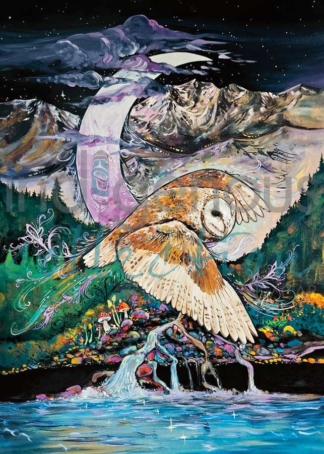 Owl Mountain by artist Carla Joseph