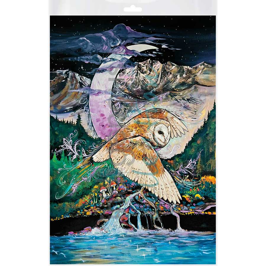 Owl Mountain by artist Carla Joseph - Métis/Cree. Indigenous Collection