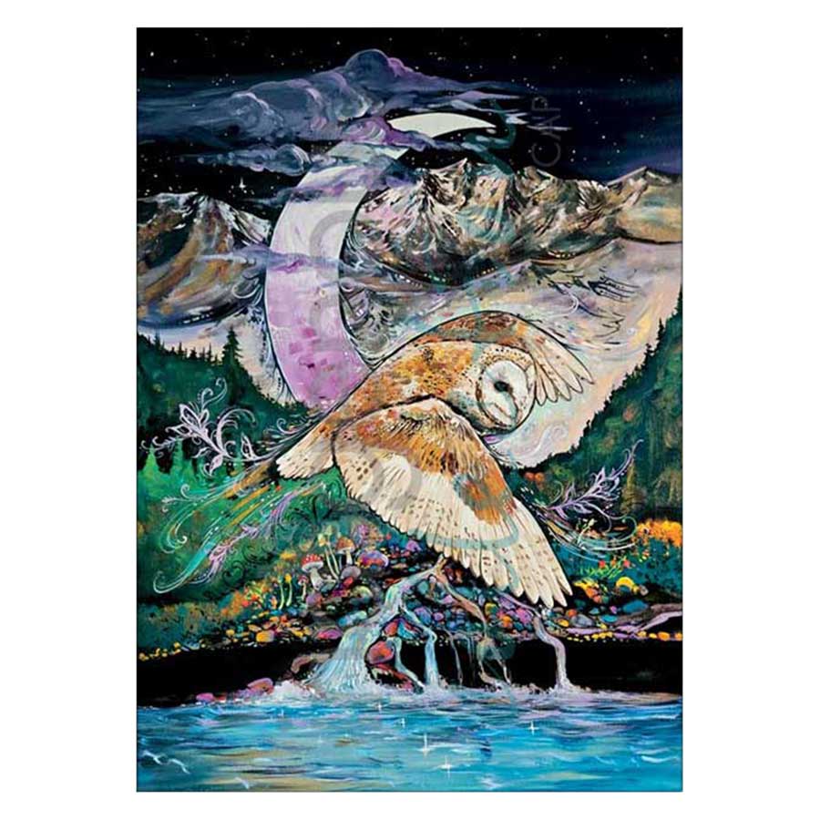 Owl Mountain Canvas Prints