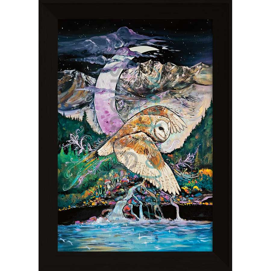 Owl Mountain by artist Carla Joseph - Métis/Cree. Indigenous Collection