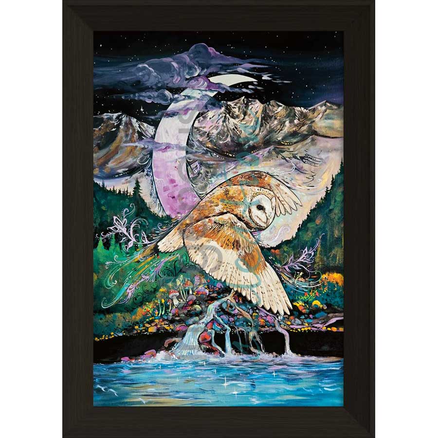 Owl Mountain by artist Carla Joseph - Métis/Cree. Indigenous Collection
