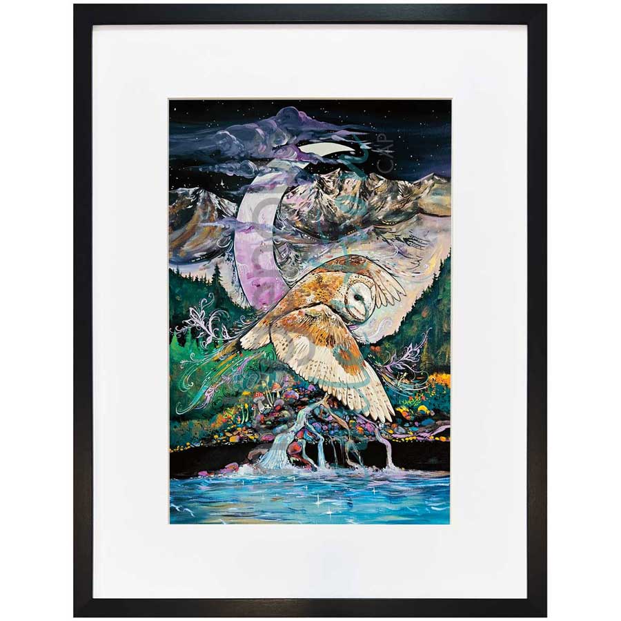 Owl Mountain by artist Carla Joseph - Métis/Cree. Indigenous Collection