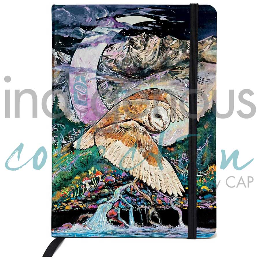 Owl Mountain Journal by artist Carla Joseph. Indigenous Collection.
