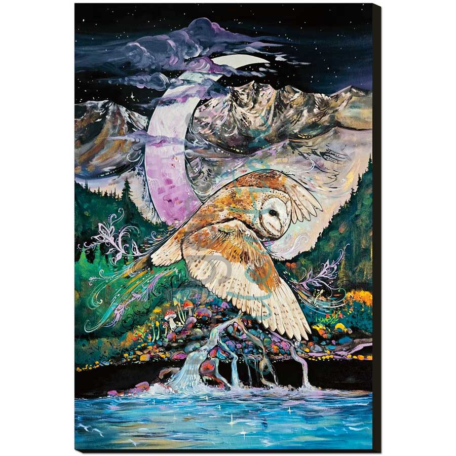 Owl Mountain by artist Carla Joseph - Métis/Cree. Indigenous Collection