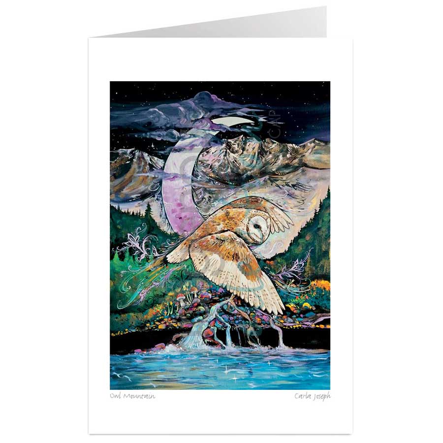 Owl Mountain by artist Carla Joseph