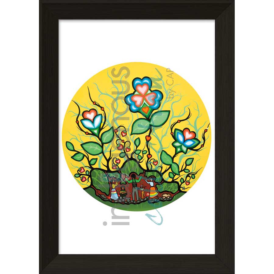 Little People "Memegwazcwsuk" by artist Dawn Chartrand - Ojibway. Indigenous Collection