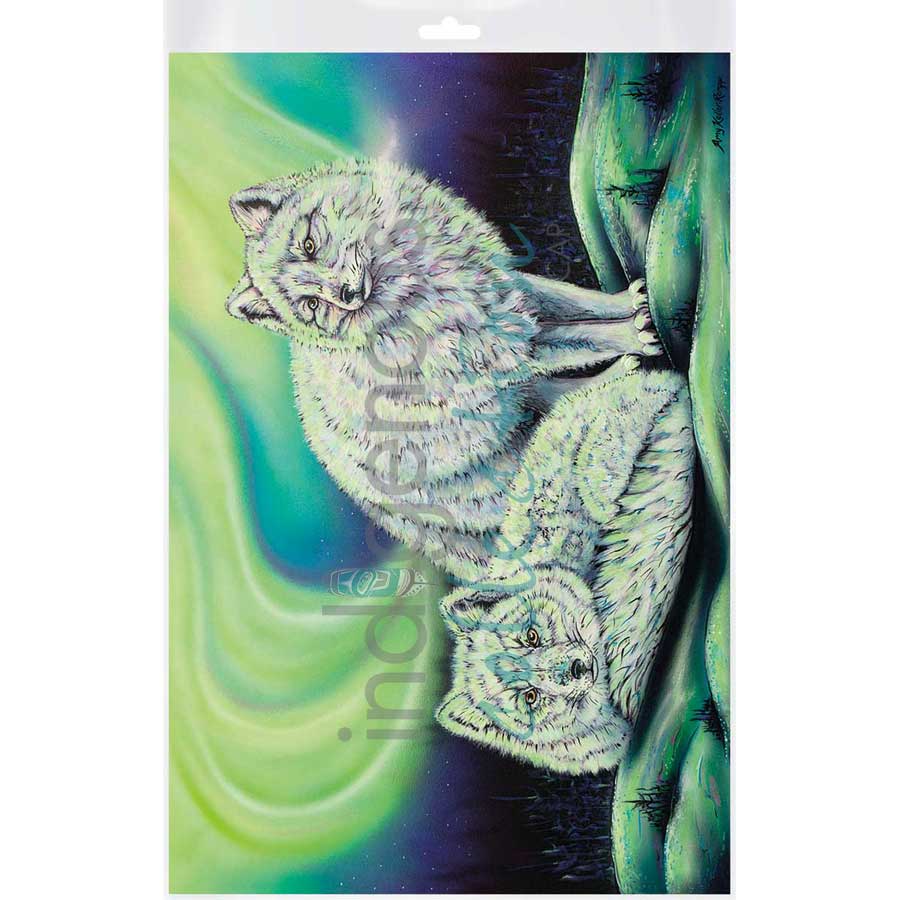 Aurora Glow by artist Amy Keller-Rempp - Mohawk. Indigenous Collection