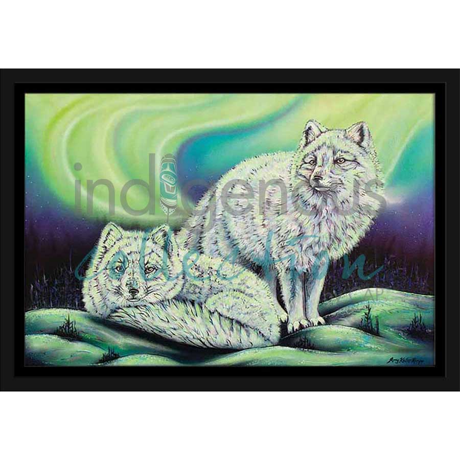 Aurora Glow by artist Amy Keller-Rempp - Mohawk. Indigenous Collection