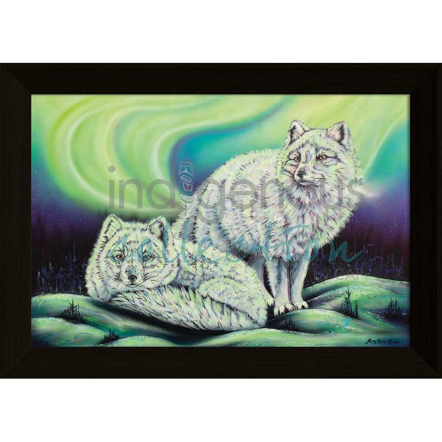 Aurora Glow by artist Amy Keller-Rempp - Mohawk. Indigenous Collection