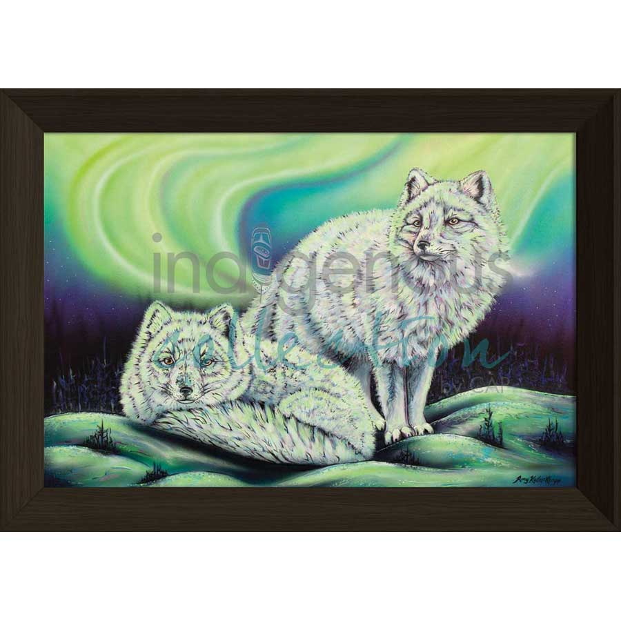 Aurora Glow by artist Amy Keller-Rempp - Mohawk. Indigenous Collection