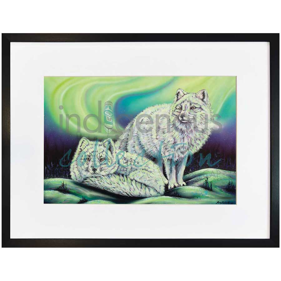 Aurora Glow by artist Amy Keller-Rempp - Mohawk. Indigenous Collection