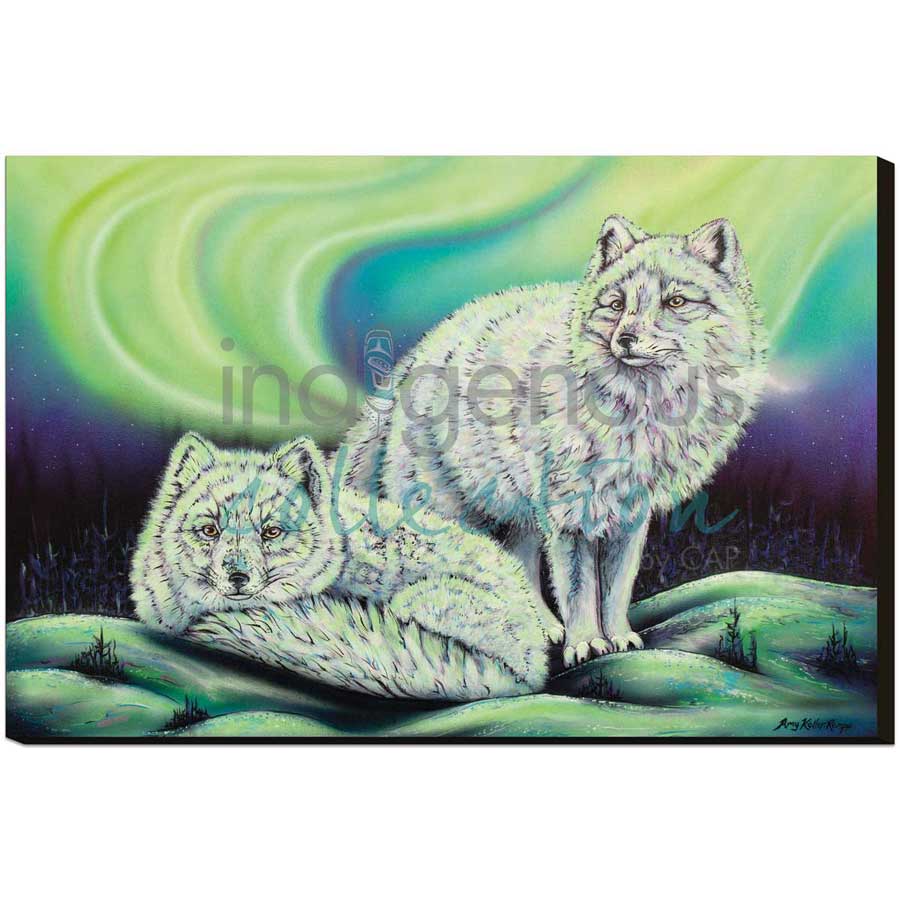 Aurora Glow by artist Amy Keller-Rempp - Mohawk. Indigenous Collection