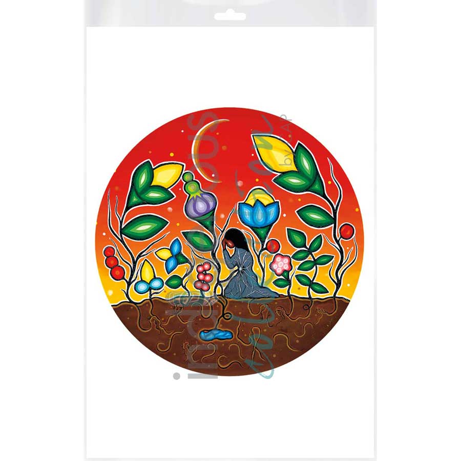 Grief by artist Dawn Chartrand - Ojibway. Indigenous Collection