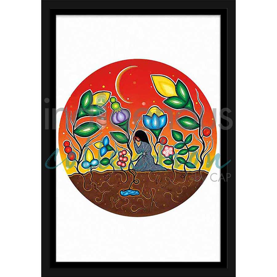 Grief by artist Dawn Chartrand - Ojibway. Indigenous Collection