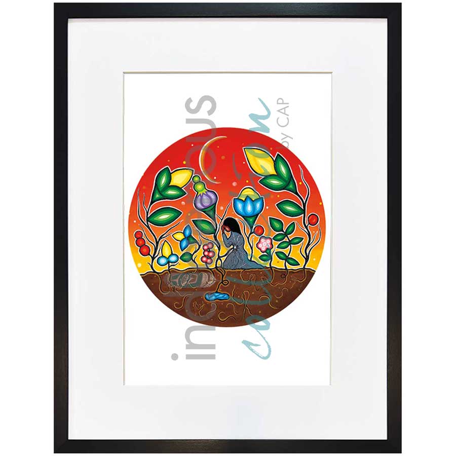Grief by artist Dawn Chartrand - Ojibway. Indigenous Collection