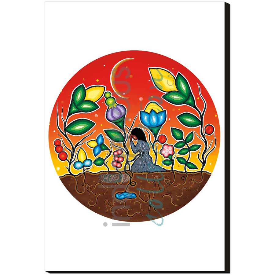 Grief by artist Dawn Chartrand - Ojibway. Indigenous Collection