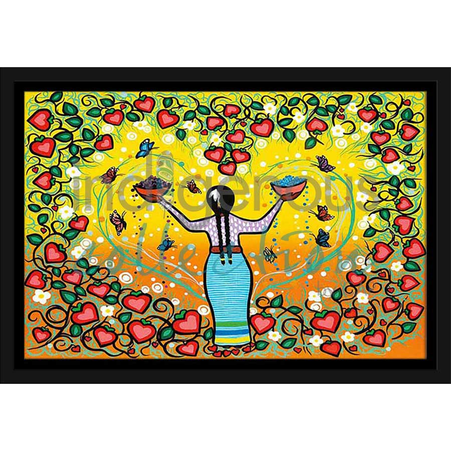 Berry Fast by artist Dawn Chartrand - Ojibway. Indigenous Collection