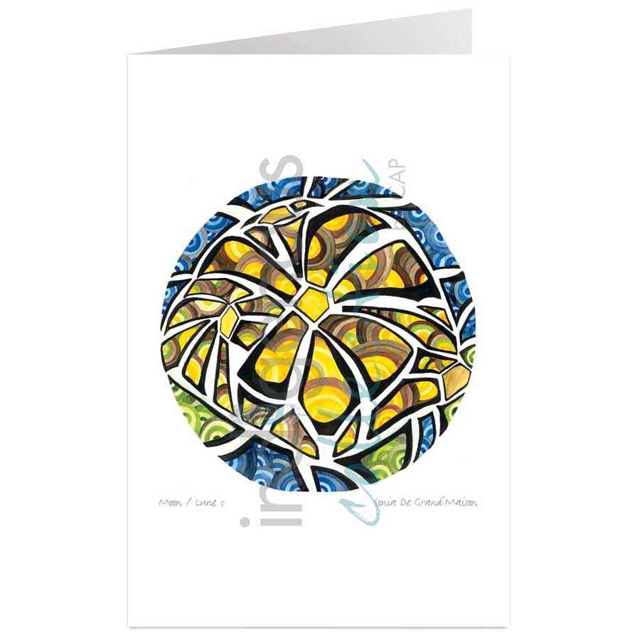 Moon 5  May: Planting and renewal month by artist Sonia De Grand'Maison