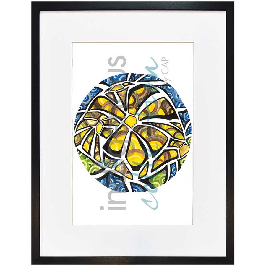 Moon 5  May: Planting and renewal month by artist Sonia De Grand'Maison - Ilnu. Indigenous Collection