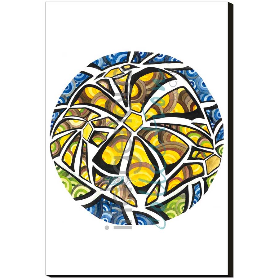 Moon 5  May: Planting and renewal month by artist Sonia De Grand'Maison - Ilnu. Indigenous Collection