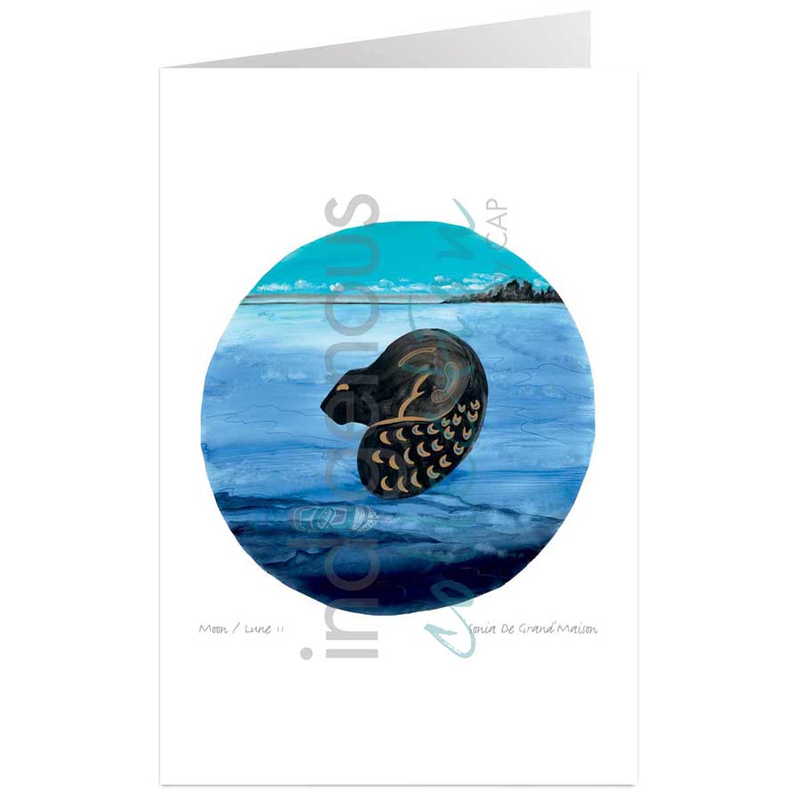 Moon 11 November: Ice-forming month by artist Sonia De Grand'Maison