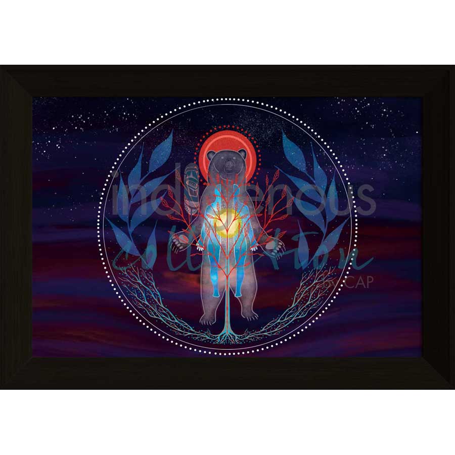 Naître partout / Nanitawikiw by artist Eruoma Awashish - Atikamekw Nehirowisiw . Indigenous Collection