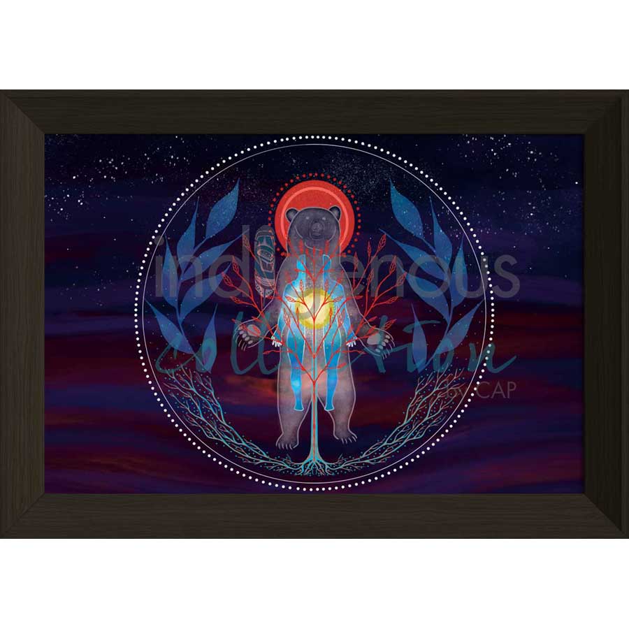 Naître partout / Nanitawikiw by artist Eruoma Awashish - Atikamekw Nehirowisiw . Indigenous Collection