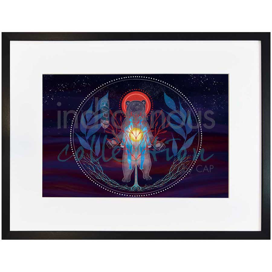 Naître partout / Nanitawikiw by artist Eruoma Awashish - Atikamekw Nehirowisiw . Indigenous Collection