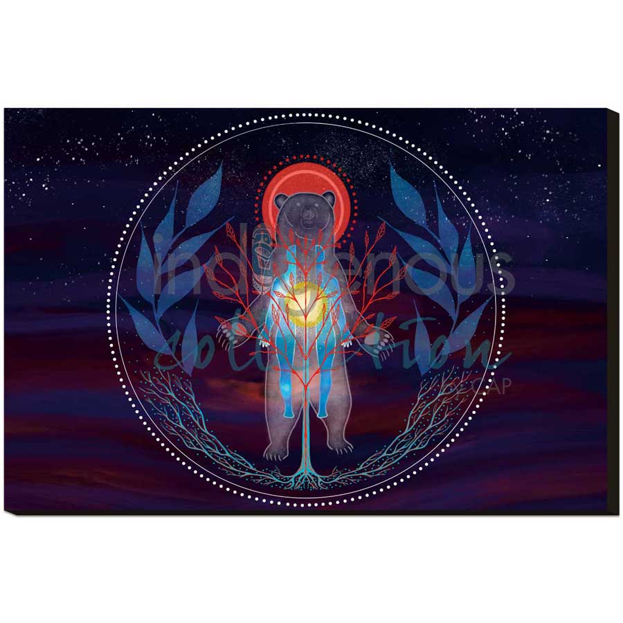 Naître partout / Nanitawikiw by artist Eruoma Awashish - Atikamekw Nehirowisiw . Indigenous Collection