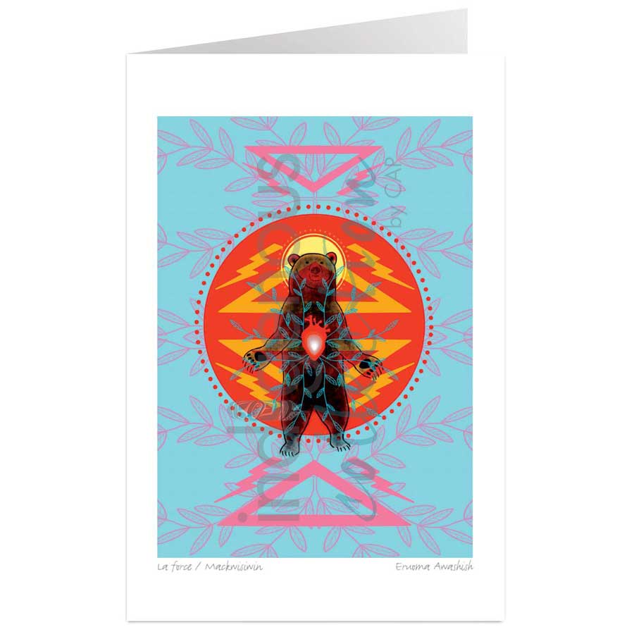 La force / Mackwisiwin by artist Eruoma Awashish