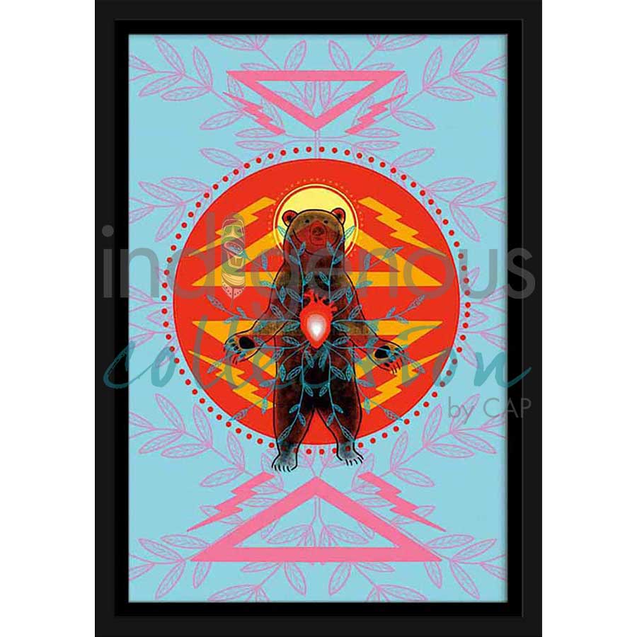 La force / Mackwisiwin by artist Eruoma Awashish - Atikamekw Nehirowisiw . Indigenous Collection