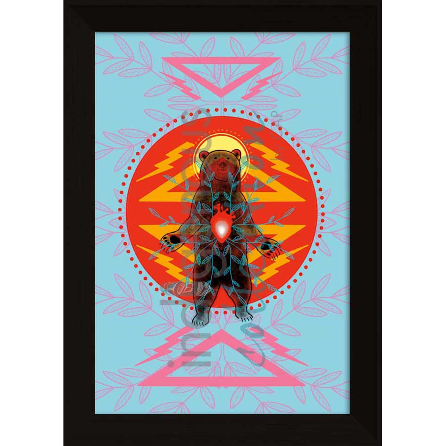 La force / Mackwisiwin by artist Eruoma Awashish - Atikamekw Nehirowisiw . Indigenous Collection