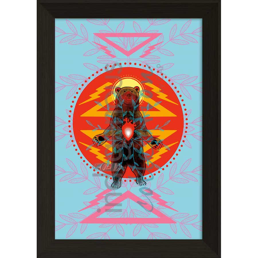 La force / Mackwisiwin by artist Eruoma Awashish - Atikamekw Nehirowisiw . Indigenous Collection