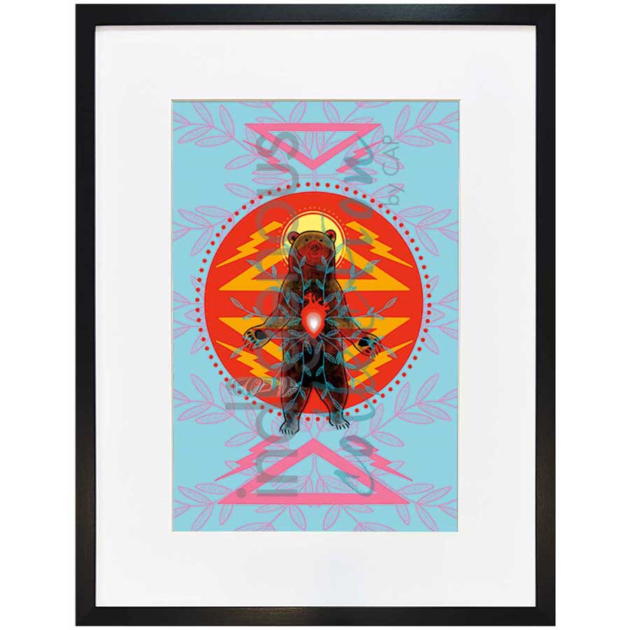 La force / Mackwisiwin by artist Eruoma Awashish - Atikamekw Nehirowisiw . Indigenous Collection