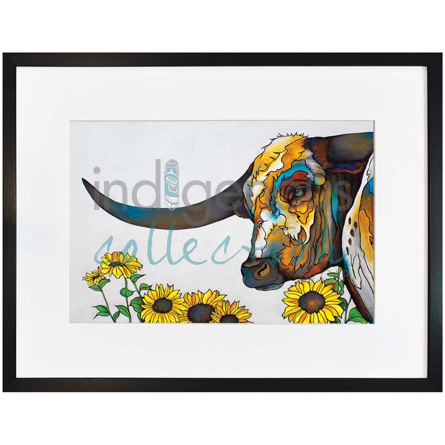 Princess Buttercup by artist Micqaela Jones - Te-Moak. Indigenous Collection