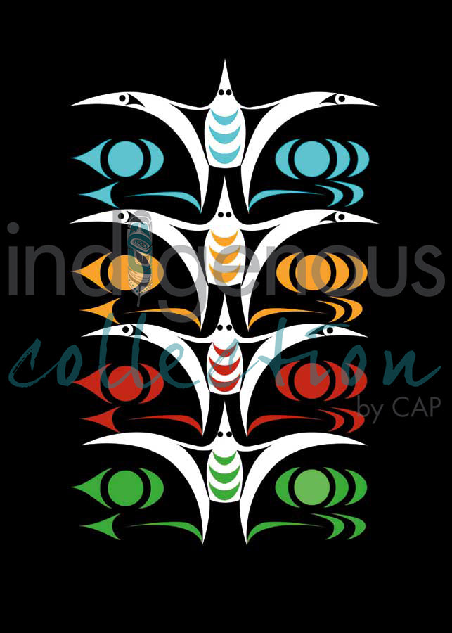 Seagulls in Flight by artist Zac George Skokaylem