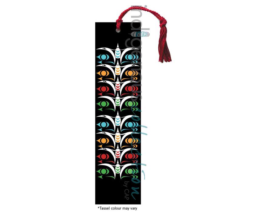 Seagulls in Flight Bookmark by artist Zac George SKOKAYLEM