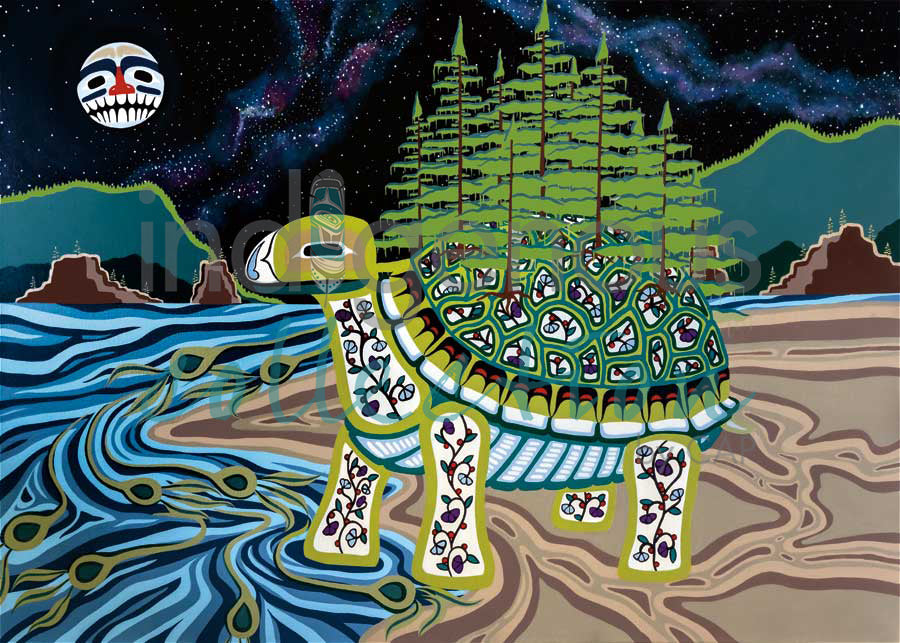 Turtle Island by artist Brandy Tabor