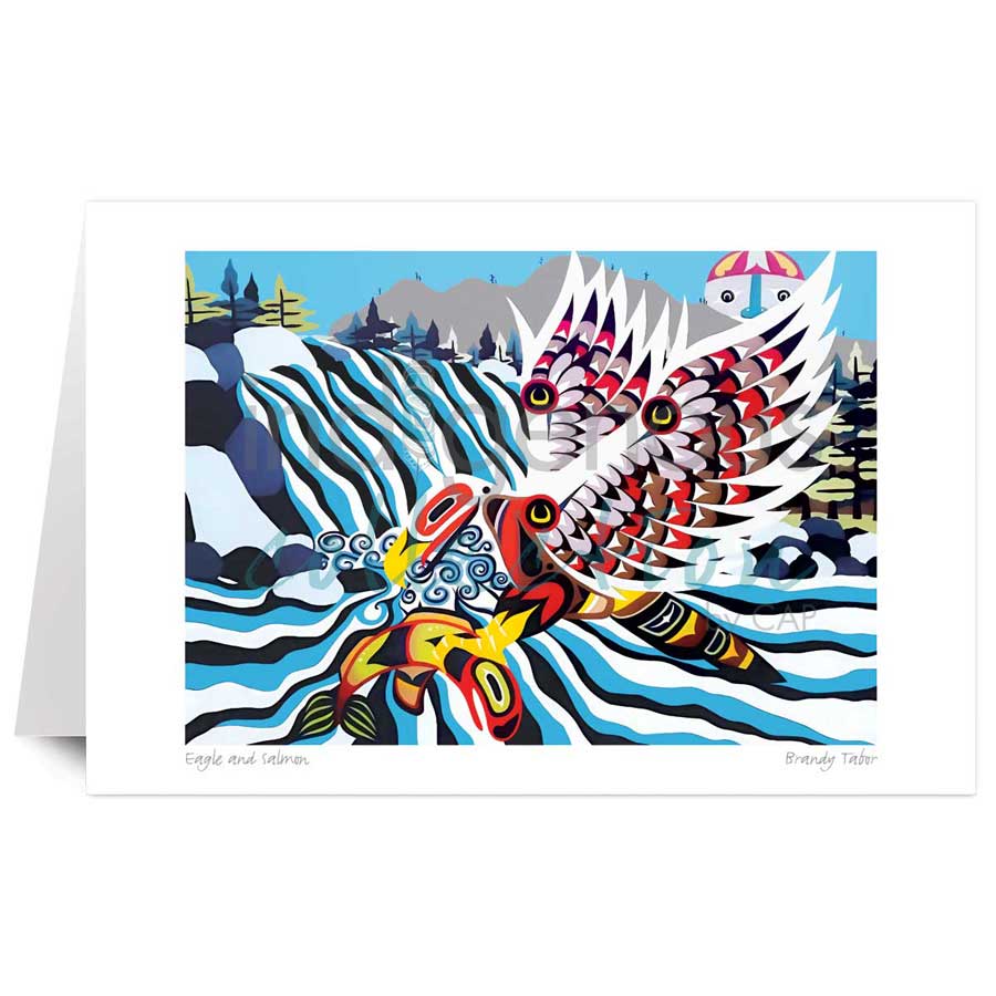 Eagle and Salmon by artist Brandy Tabor