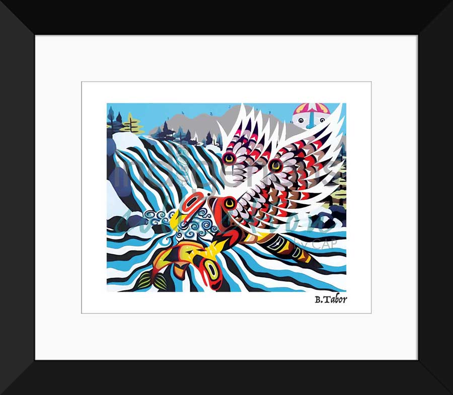 Eagle and Salmon Limited Edition. Indigenous Collection