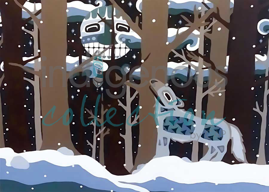 Winter Wolf by artist Brandy Tabor