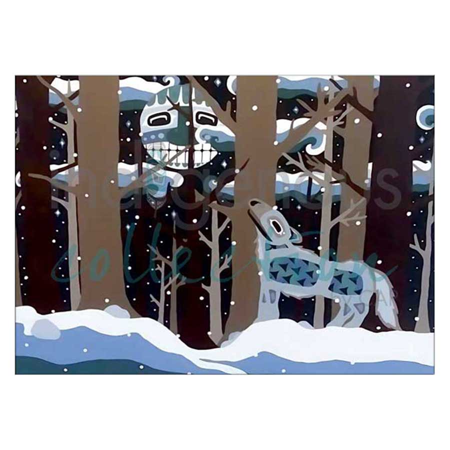 Winter Wolf Canvas Prints