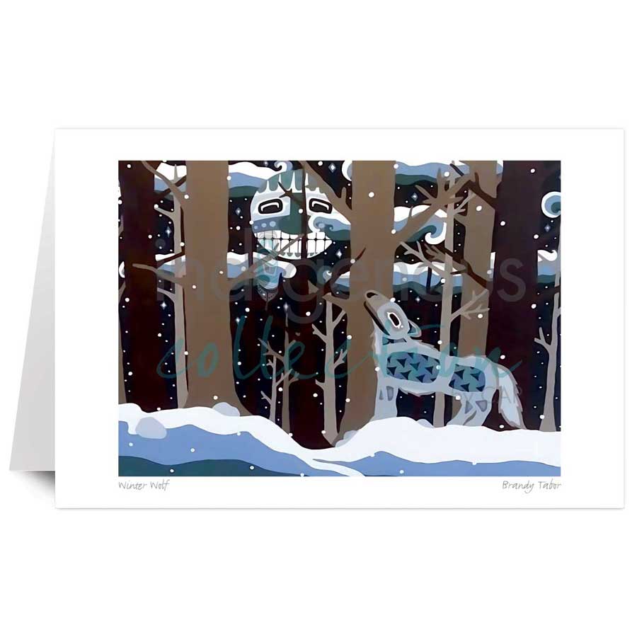Winter Wolf by artist Brandy Tabor