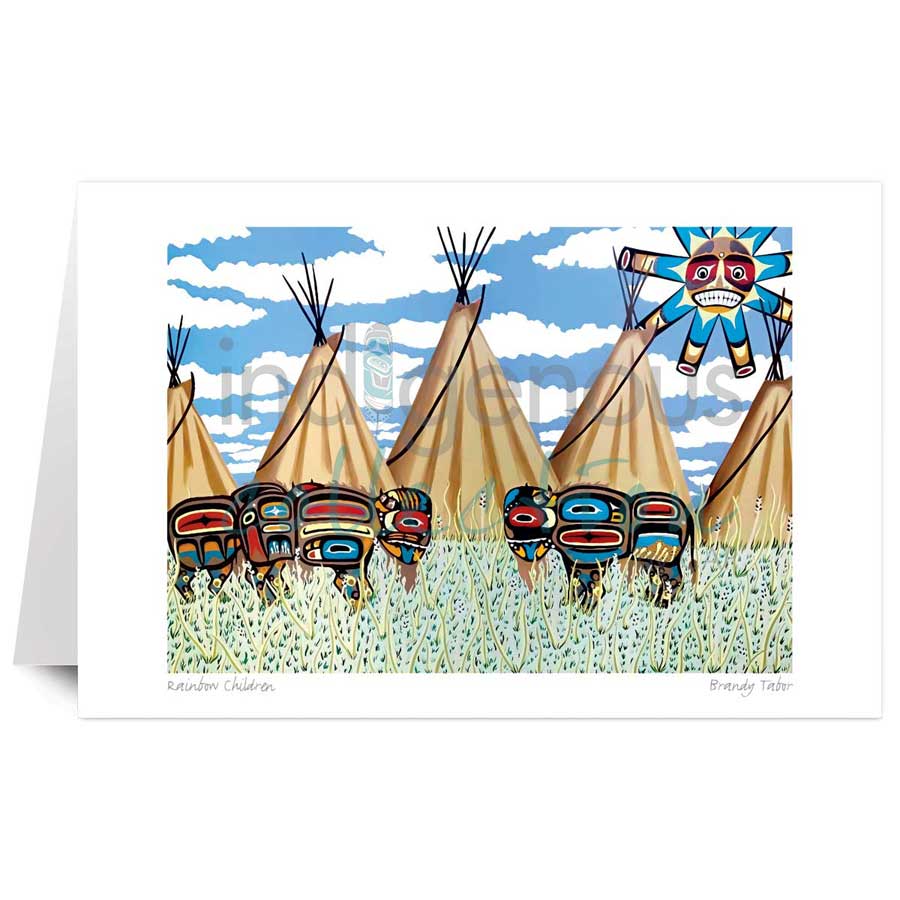 Rainbow Children by artist Brandy Tabor