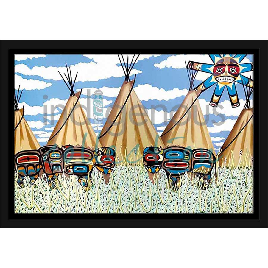 Rainbow Children by artist Brandy Tabor - Gwich'in/Inuvialuit. Indigenous Collection