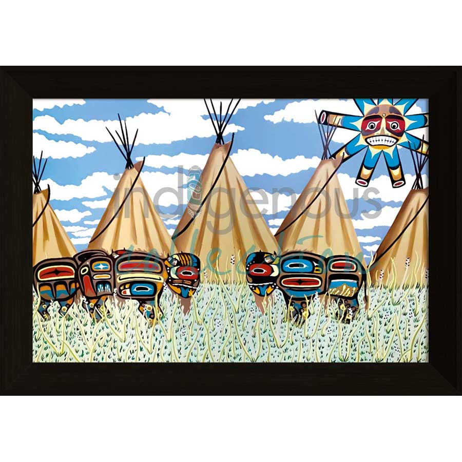 Rainbow Children by artist Brandy Tabor - Gwich'in/Inuvialuit. Indigenous Collection