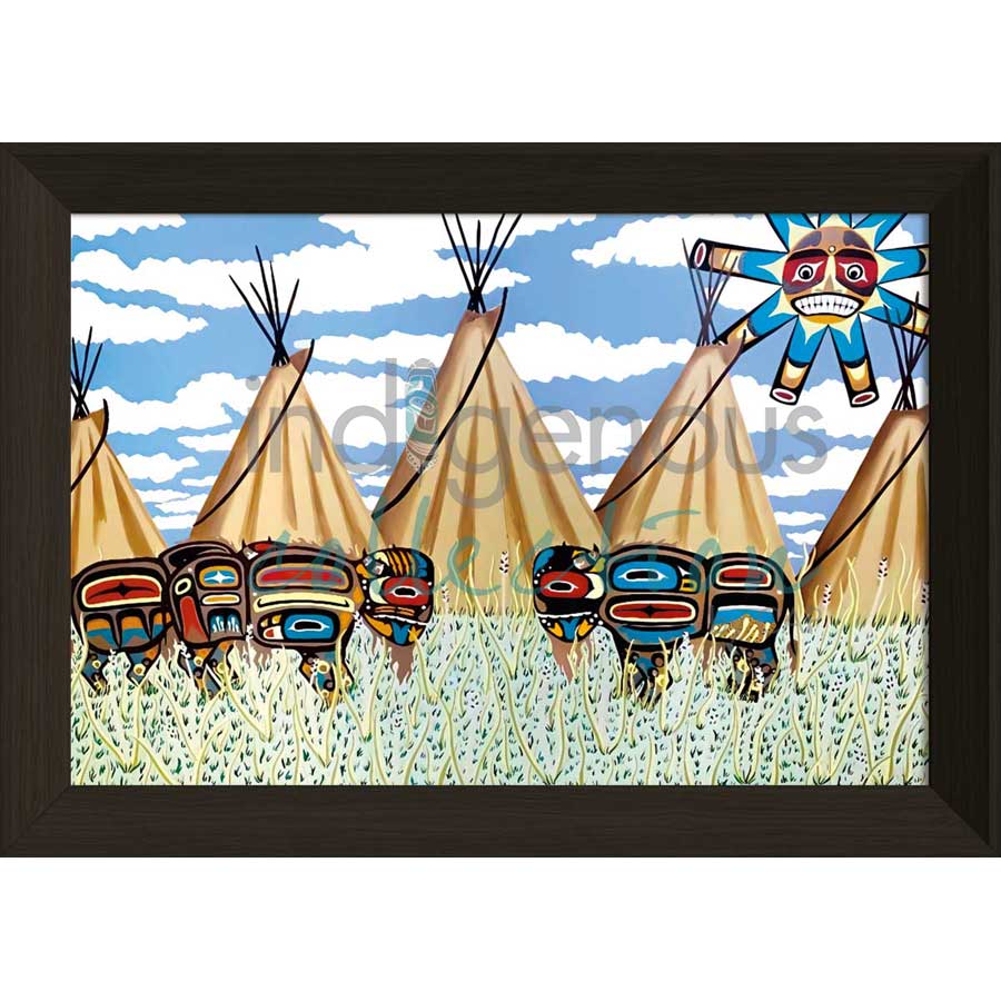 Rainbow Children by artist Brandy Tabor - Gwich'in/Inuvialuit. Indigenous Collection